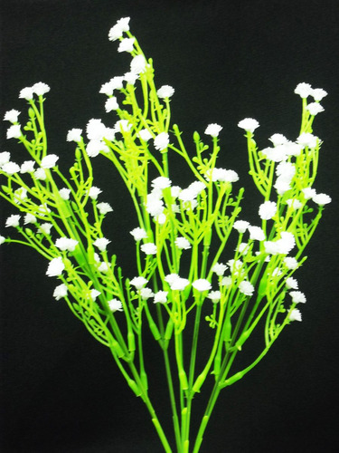 Imagem 7 de 7 de Flor Mosquitinho Artificial 10 Unid - Gipsofila Gipso Galhos