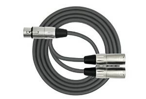 Kirlin Cable Y-303-06 - 6 Pies - Xlr Hembra A Dual Xlr Macho