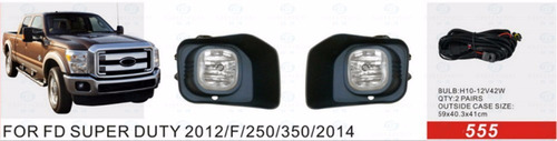 Faros Antinieblas Completo Ford F 250 350 Super Duty ( Par )