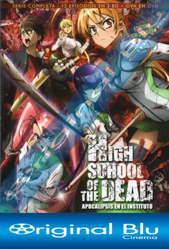 Mangá High School of The Dead volumes 1,2,3,4,5,6,7 e Volume Único  (Completo) - (Lote Fechado)