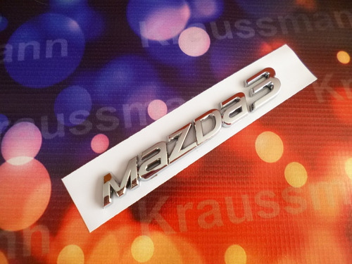 Nuevo Mazda 3, Logo Emblema Cromado