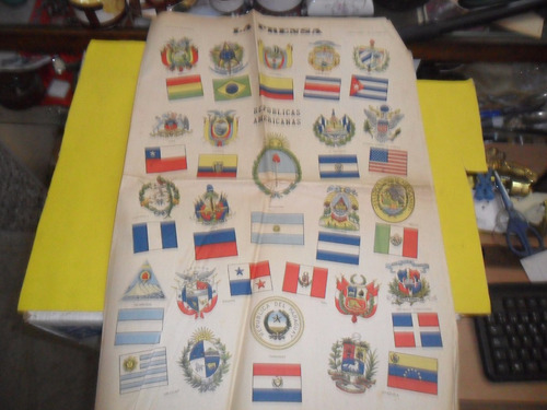 La Prensa 1960 Bandera Republicas Americanas Seccion 2 Otero