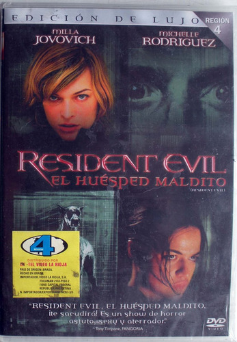 Dvd - Resident Evil - El Huesped Maldito - Edicion Lujo