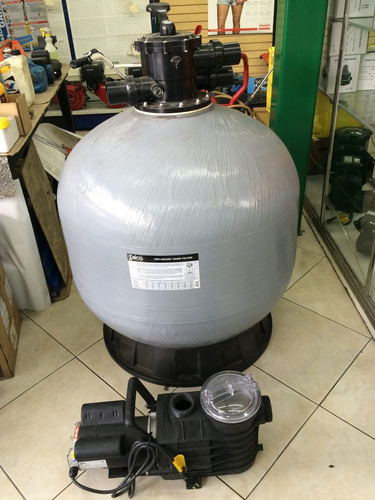 Bomba 2 Hp, Y Filtro 36 PuLG. Piscinas Baico Fab. Española.