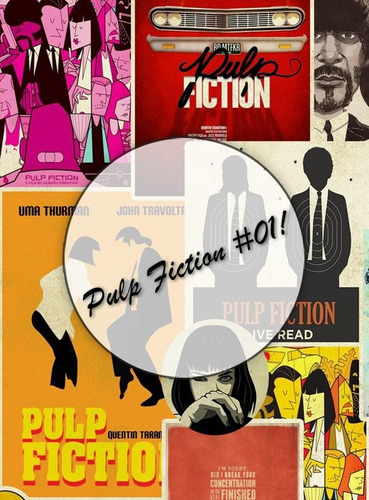 Pulp Fiction #01!  Lámina Decoupage Autoadhesiva 30 X 42 Cm