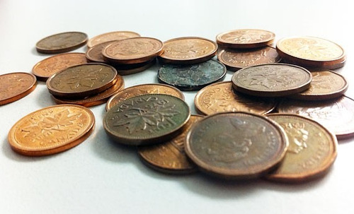 3 Pzas Moneda De 1 Centavo 1968, 1974, 1976, 1982, Canada