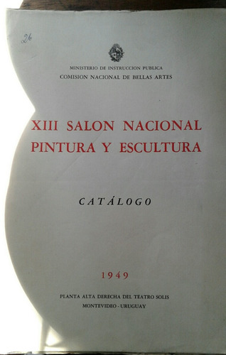 Catálogo Salon Nacional Pintura Escultura 1949 (16)