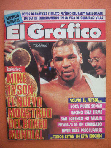 El Grafico 3564 26/1/1988 Mike Tyson Nuevo Monstruo Del Box