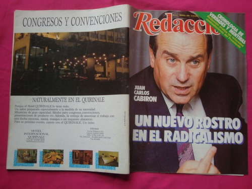Revista Redaccion N° 211 1990 Un Nuevo Rostro En Radicalismo
