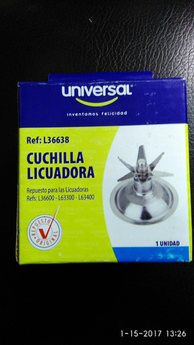 Cuchilla Universal L36638 - Licuadora Universal
