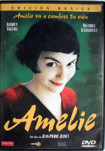 Dvd  Amelie - Dir. Jean- Pierre Jeunet - Tautou  Imp. España