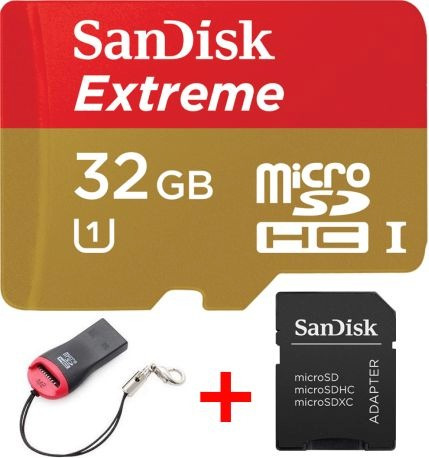 Cartão Memória Sandisk Extreme Micro Sd 32gb Classe 10 100mb