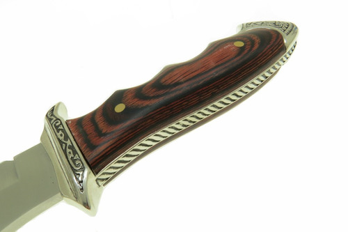 Ci21733 Muela Venecia Cuchillo Caza Filo Plano Con Fnda