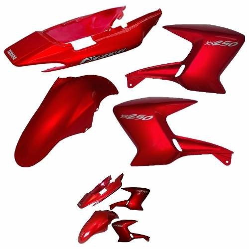 Kit De Carenagem Yamaha Ys 250 Fazer - Ades - Vermelho 10