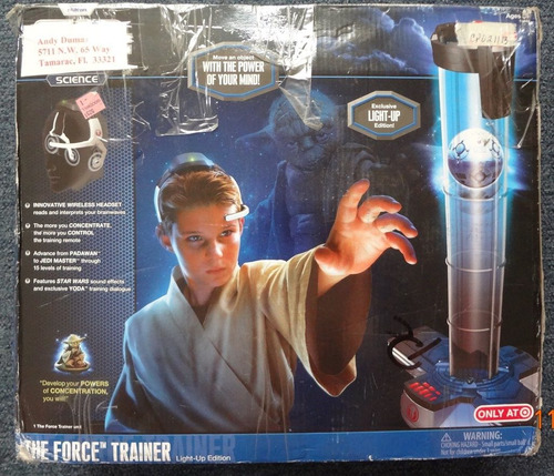 Star Wars The Force Trainer 1 Mueve Objetos Con Tu Mente !! (Usado)