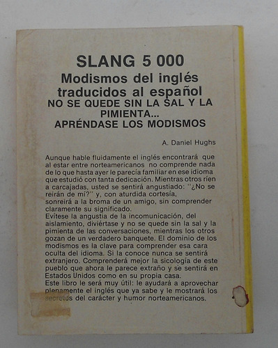 Slang 5000. Modismos Del Inglés Traducidos Al Español.