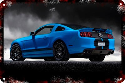 Poster Carteles 60x40cm Ford Mustang Shelby Cobra Au-043