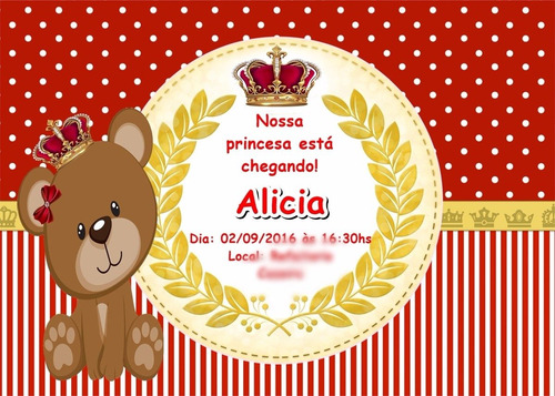 360 Convites Personalizados Chá De Bebê Ou Fraldas