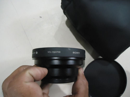 Sony Vcl-hg0758 0.7 Wide-angle Lens Pd150,pd170, Dsr250 (e)