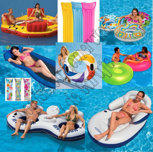 Imagen 6 de 9 de Anillo Aro Flotador Inflable Para Niños Animales 58221 Intex