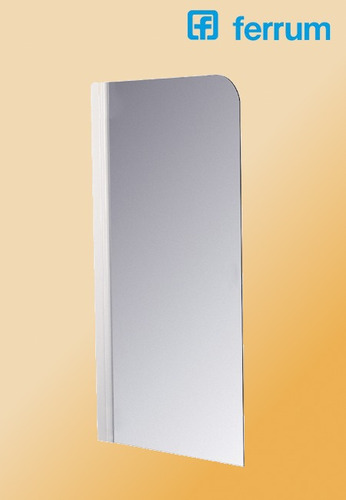 Mampara Rebatible Ferrum 80x1,40 C/vidrio Transparente Nm81a