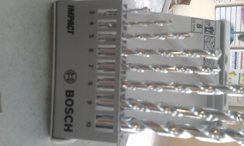 Juego De Mechas Para Concreto Marca Bosh Trae 8 Unidades.
