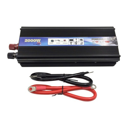 2000w Dc 12v A Ac 110v Inversor De Corriente De Onda