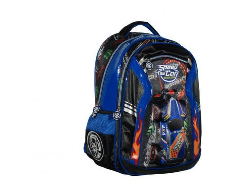 Mochila Speed Car Azul Sanya