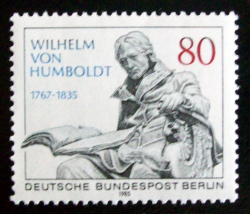 Alemania Berlín, Sello Mi. 731 W. Von Humboldt 85 Mint L5413