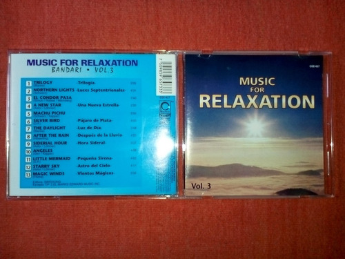 Bandari - Music For Relaxation Vol.3 Cd Nac Ed 1998 Mdisk
