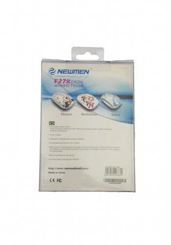 Mouse Newmen Óptico Wireless F278
