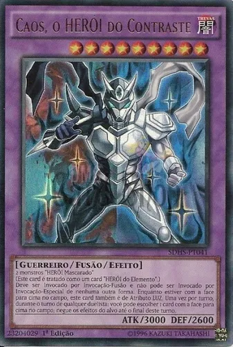 comprar Yu-gi-oh Caos,o Herói Do Contraste - Ultra Raro Frete Inclus