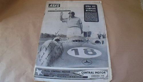Revista Ases Y Motores Nr 27 Fangio Campeon 1955 Envios Mdq