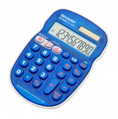 Calculadora Educativa Com Exercícios, Tabuada Sharp Els25bbl