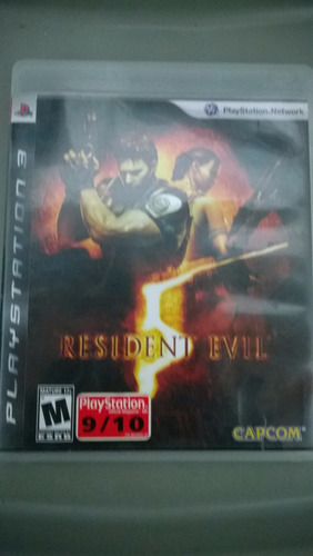 Jogo Original Playstation 3 Ps3 Resident Evil 5 Re5 R$50,00