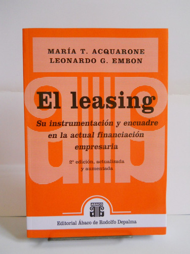 Acquarone, M., Embon, L. - El Leasing Nuevo