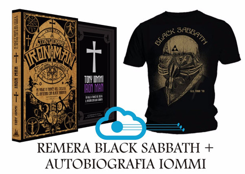 Black Sabbath - Remera + Autobiografia Iommi
