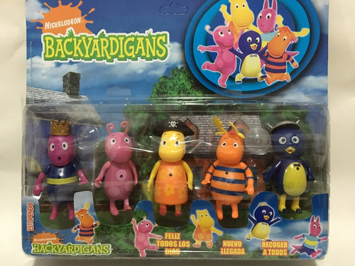 Backyardigans - Kit Com 5 Bonecos - Pronta Entrega