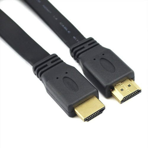 Cable Hdmi  (plano Terminales Dorados)  3metros