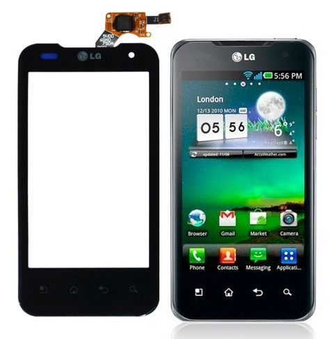 Tela Touch LG Optimus 2x P990 Preto Original