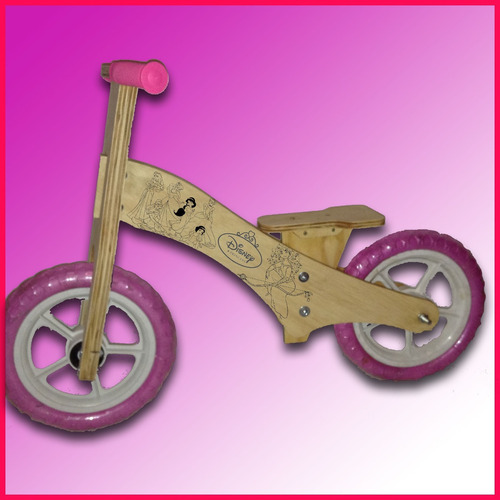 Bici Camicleta De Madera Princesas Disney Spiderman