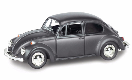 Auto Colección Escala 1:32 Volkswagen Beetle Negro Mate