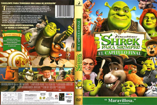 Shrek, Felices Para Siempre (shrek 4) Dvd - O