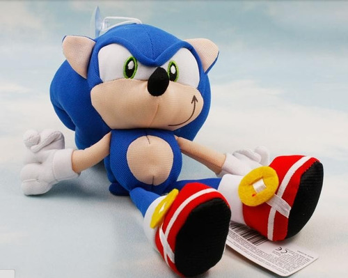 Pelúcia Super Sonic The Hedgehog! 21cm. Pronta Entrega