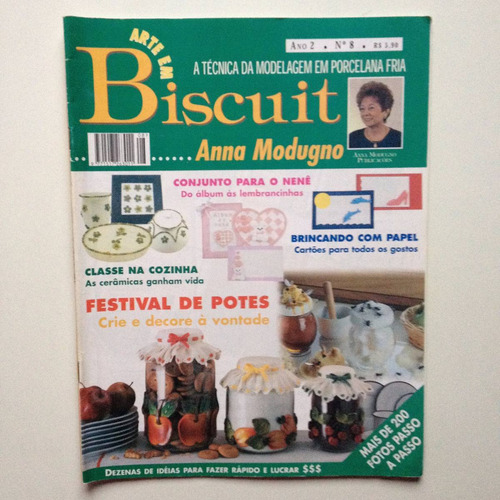 Revista Arte Em Biscuit Conjunto Para Nenê  Cartões Bc565