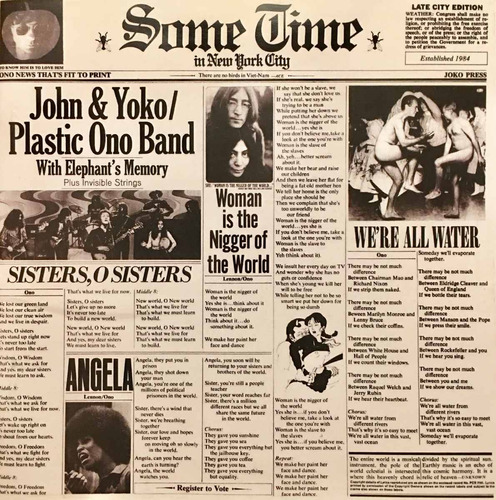 Cd John And Yoko Plastic Ono Band Sometime In Ny City