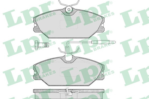 Pastillas De Freno Lpr Delantera Renault Scenic (c/sensor)