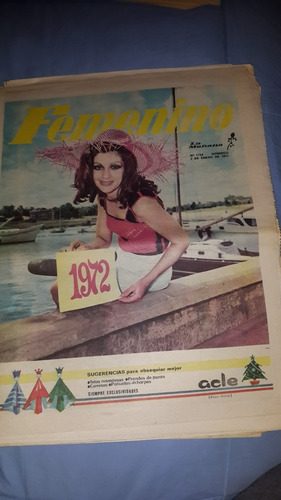 Suplemento Femenino Del Diario (la Mañana) Del 2/01/1972