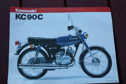 Memorabilia Motociclistica; Folleto De Kawasaki Kc90c