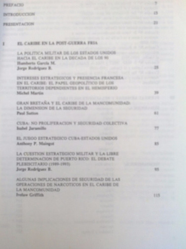 El Caribe En La Post-guerra Fría Cladde/ Flacso
